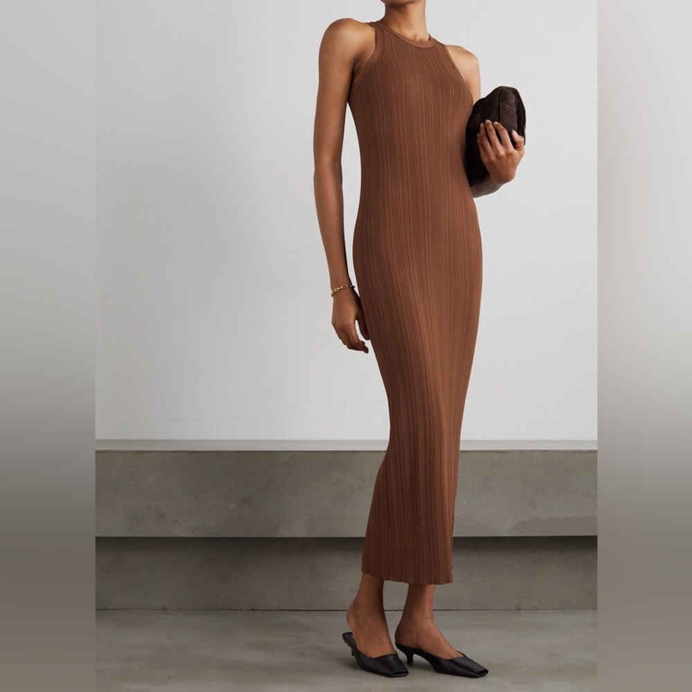 ISO Toteme Ribbed Maxi Dress